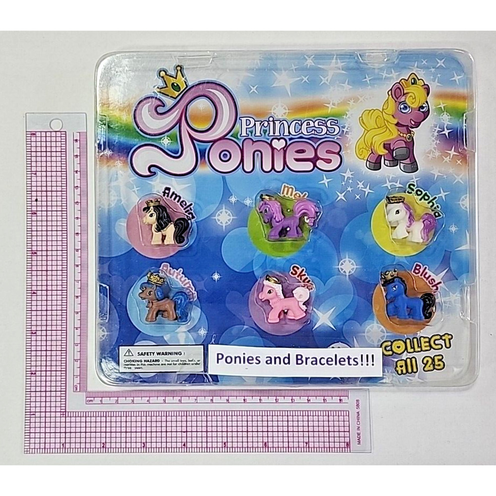 Vintage Vending Display Board Princess Ponies 0393